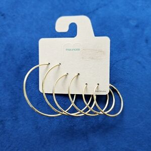 NWT hoop earrings